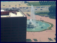 Views from Sears Tower 19 - Buckingham Fountain